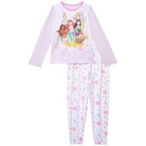 Favorite Characters Disney Princess Two-Piece Poly Set (Little Kids/Big Kids) (Assorted) Girl's Pajama Sets