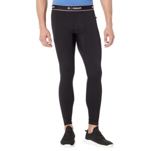 Fourlaps Running Tights (Black) Men's Clothing