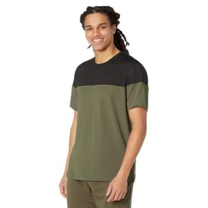 Fourlaps Smash Tee (Army Green/Black) Men's Clothing