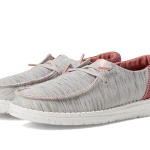 Hey Dude Kids Wendy Jersey (Little Kid/Big Kid) (Light Grey) Women's Shoes