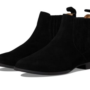 Jack Rogers Pippa Suede Bootie (Black/Black) Women's Shoes