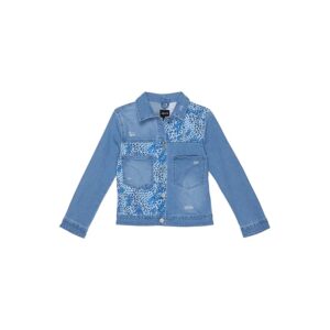 Joe's Jeans Kids The Patch Jacket (Big Kids) (Blue Light Wash) Girl's Clothing