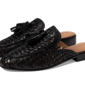 Johnston & Murphy Ali Woven Tassel Mule (Black) Women's Slippers