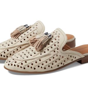 Johnston & Murphy Ali Woven Tassel Mule (Bone) Women's Slippers
