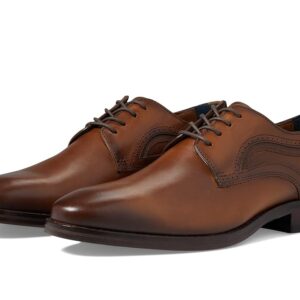 Johnston & Murphy Danridge Plain Toe (Tan Full Grain) Men's Shoes