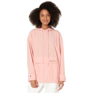Juicy Couture Oversized Pullover Hoodie (Soft Peach) Women's Sweatshirt