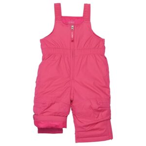 L.L.Bean Cold Buster Bib (Toddler) (Pink Berry) Snow Bibs One Piece