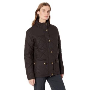 L.L.Bean Upcountry Waxed Cotton Down Jacket (Coffee Bean) Women's Clothing