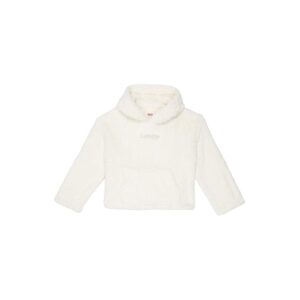 Levi's(r) Kids Sherpa Pullover Hoodie (Little Kids) (Butter Cream) Girl's Clothing