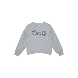 MANGO Kids Classy Sweatshirt (Little Kids/Big Kids) (Medium Grey) Girl's Sweatshirt