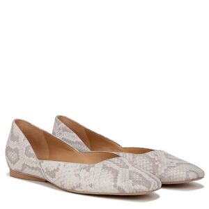Naturalizer Cody (White Snake Pattern Leather) Women's Flat Shoes