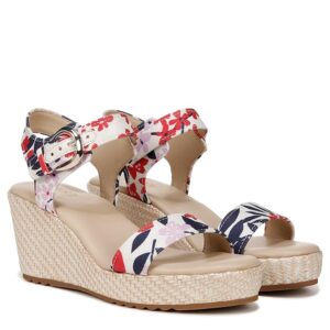 Naturalizer Stella3 Ankle Straps (Resort Floral Fabric) Women's Sandals