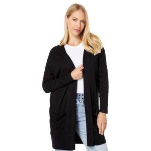 PACT Airplane Cardigan (Black) Women's Clothing