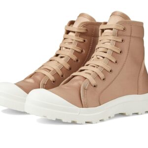 Pedro Garcia Vesta (Camel Satin) Women's Shoes