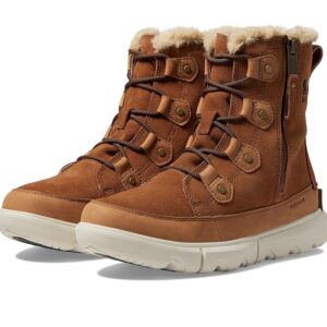 SOREL Explorer Next Joan Dual Zip Waterproof (Velvet Tan/Fawn) Women's Shoes
