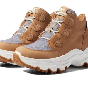 SOREL Kinetic Breakthru Caribou Waterproof (Tawny Buff/Quarry) Women's Shoes