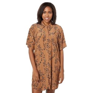 Saltwater Luxe Sage Short Sleeve Mini Dress (Sienna) Women's Clothing