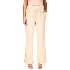 Sanctuary Easy Going Gauze Pull-On Pants (Clean Sand) Women's Clothing