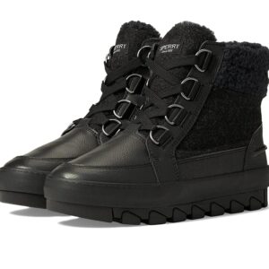 Sperry Juneau Low Hiker Wool (Black) Women's Shoes