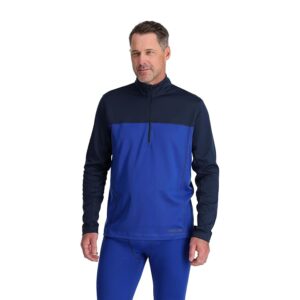 Spyder Charger 1/2 Zip (Electric Blue) Men's Clothing
