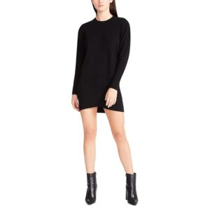 Steve Madden Sweaterdress (Black) Women's Clothing