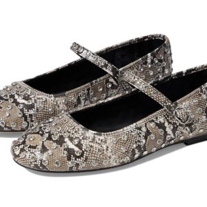 Steve Madden Vinetta (Natural Snake) Women's Flat Shoes