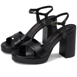 Stuart Weitzman Dayna Platform Sandal (Black) Women's Sandals