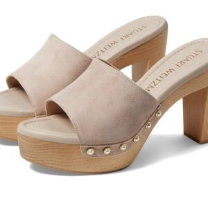 Stuart Weitzman Pearl Clog 85 Sandal (Cipria) Women's Shoes