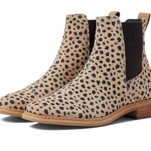 TOMS Charli (Desert Tan Cheetah Suede) Women's Boots