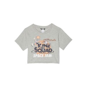 TRUCE Space Jam Tee (Little Kids/Big Kids) (Grey Heather) Girl's Clothing