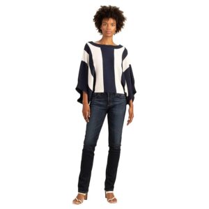 Trina Turk Horizon Sweater (Indigo/Whitewash) Women's Clothing