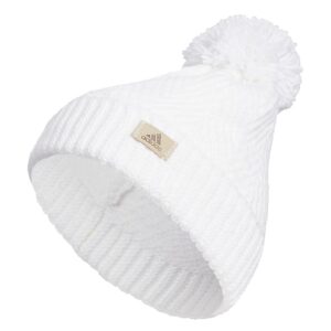adidas Twilight 4 Ballie Beanie (White/Clear Onix Grey F23) Knit Hats