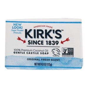 250900 4 oz Fragrance Free Castile Bar Soap