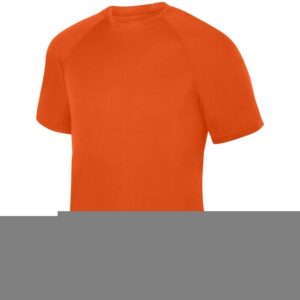ASI 2791.029.XXS Youth Attain Wicking Raglan Sleeve T-Shirt, Orange - 2XS