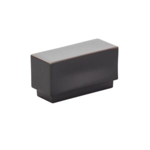 1 in. Center to Center Cinder Cabinet Knob, Oil Rubbed Bronze - 1.625 in.