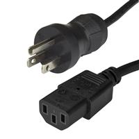 15 ft. NEMA 5-15P to C13 Hospital-Grade Power Cord