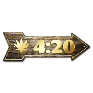 18 in. 420 Arrow Sign