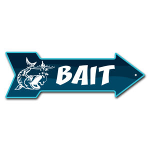 18 in. Bait Arrow Sign