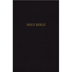 187542 KJV Super Giant Print Reference Bible Comfort Print - Black Deluxe Leathers
