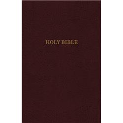 195801 KJV Personal Size Giant Print Reference Bible Comfort Print - Burgundy Bonded Leather Indexed