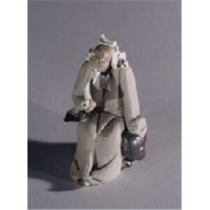 2.5 in. Ceramic Figurine - Man with Pipe