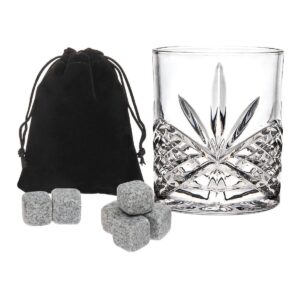 28302 Dublin Double Old Fashion 6 Whiskey Stones Set