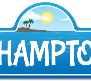 6 x 18 in. Beach Street Sign - East Hampton, NY New York