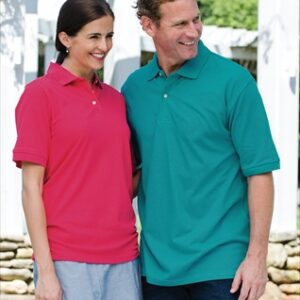 7001 Mens Mainsail Mesh-Pique Polo Shirt- Burgundy- Small