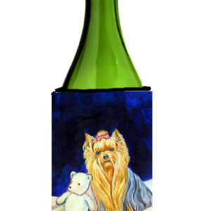 7221LITERK Yorkie Wine bottle sleeve Hugger - 24 oz.