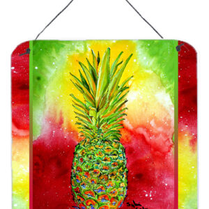 8395DS66 Pineapple Aluminium Metal Wall or Door Hanging Prints