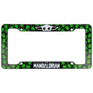 848525 the Mandalorian AOP Grogu License Plate Frame