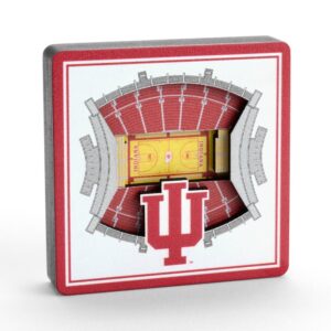 8495445 NCAA Indiana Hoosiers 3D StadiumView Magnets - Assembly Hall