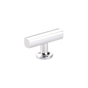 86727US26 2 in. US26 Freestone Bar Drawer Cabinet T-Knob Pull, Black