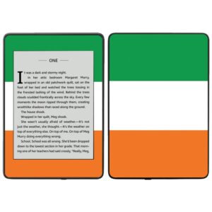 AMKPAP18-Irish Flag Skin Decal Wrap for Amazon Kindle Paperwhite 2018 Waterproof Model Sticker - Irish Flag